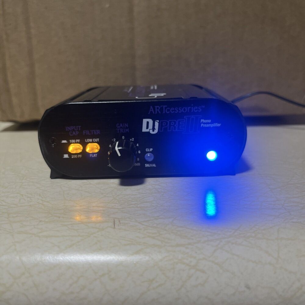 Ati Audio DJ PRE II 2 Channel Pre-Amp/Processor Amplifier With Power Cord